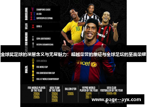 金球奖足球的深层含义与无尽魅力：超越荣誉的象征与全球足坛的至高荣耀